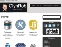 Tablet Screenshot of glynrob.com